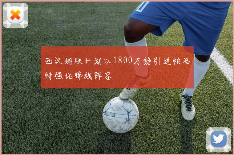 西汉姆联计划以1800万镑引进帕洛特强化锋线阵容